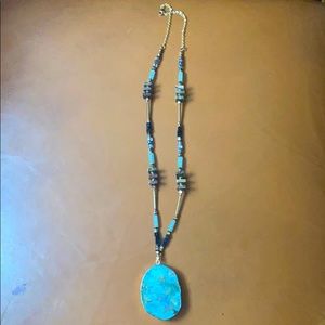 Turquoise pendant necklace